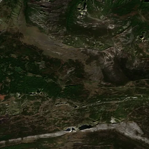 Wildfire near Cármenes — Sentinel-2 true color