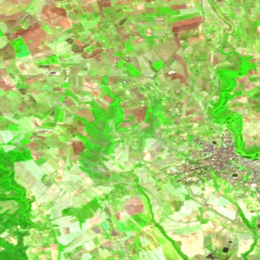 Wildfire near Castellaneta — Sentinel-2 SWIR (fuego)