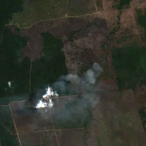 Incendio cerca de Castelo dos Sonhos (19 sep · S) — Sentinel-2 true color
