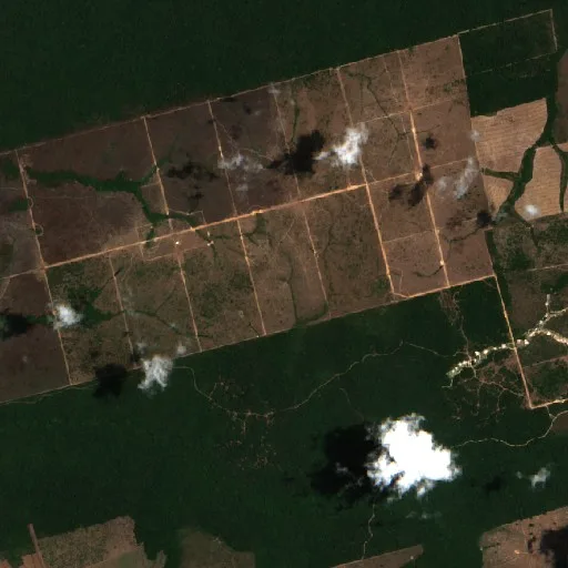 Incendio cerca de Castelo dos Sonhos (7 oct) — Sentinel-2 true color