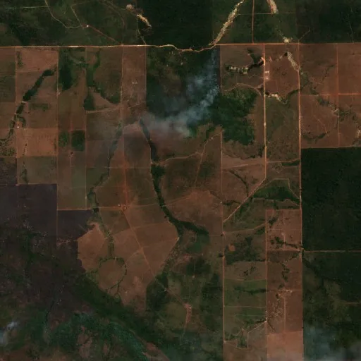 Wildfire near Castelo dos Sonhos (Aug 31) — Sentinel-2 true color