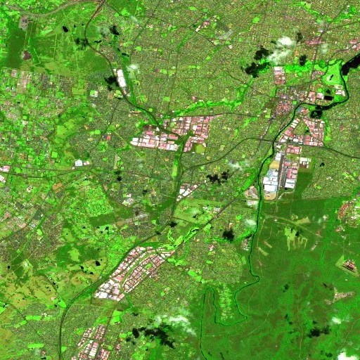 Incendio cerca de Casula — Sentinel-2 SWIR (fuego)