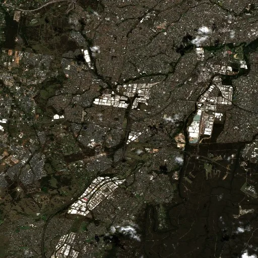 Incendio cerca de Casula — Sentinel-2 true color