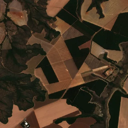 Wildfire near Catalão — Sentinel-2 true color