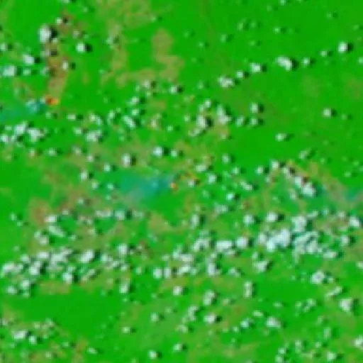 Wildfire near Central (Sep 30) — NASA satellite