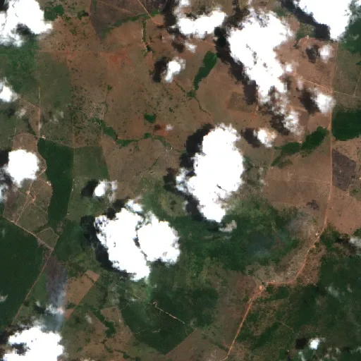 Wildfire near Central (Oct 14 · W) — Sentinel-2 true color