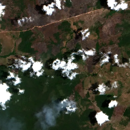 Incendio cerca de Central (16 oct · SE) — Sentinel-2 true color