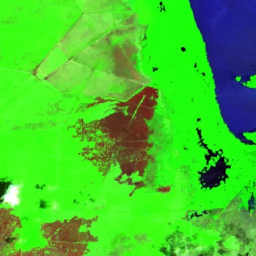 Wildfire near Chambas — Sentinel-2 SWIR (fuego)