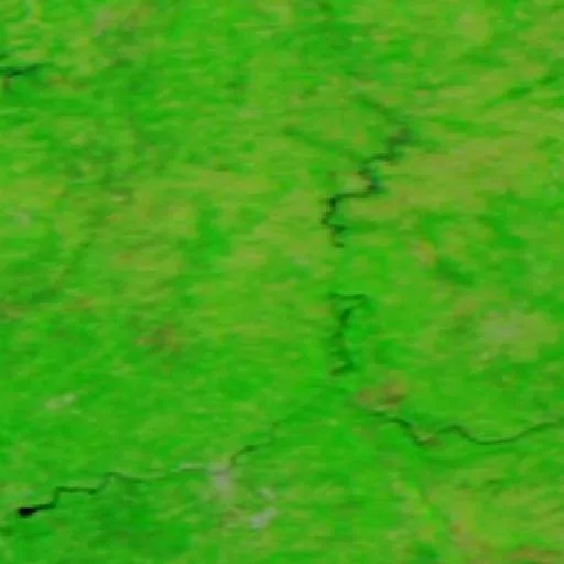 Wildfire near Chantada — NASA satellite