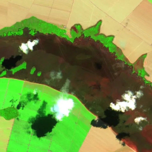 Incendio cerca de Chapadão do Céu — Sentinel-2 SWIR (fuego)