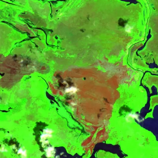 Incendio cerca de Chichicastle 1ra. Sección (3 sep) — Sentinel-2 SWIR (fuego)