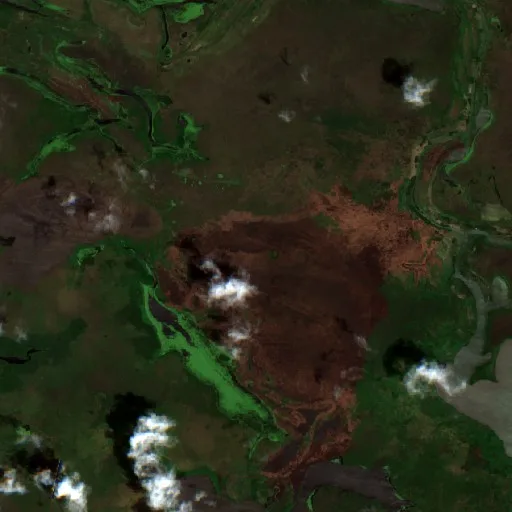 Incendio cerca de Chichicastle 1ra. Sección (3 sep) — Sentinel-2 true color