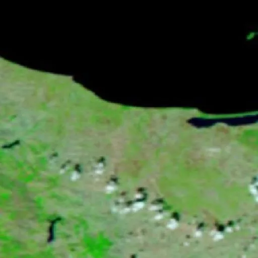 Wildfire near Chieuti (Oct 1) — NASA satellite