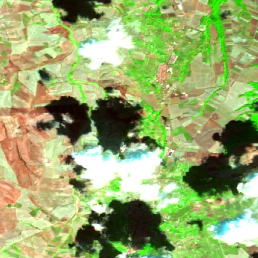 Incendio cerca de Chieuti (20 ago) — Sentinel-2 SWIR (fuego)