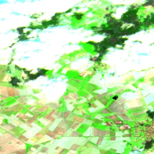 Wildfire near Chouppes (Jul 23) — Sentinel-2 SWIR (fuego)