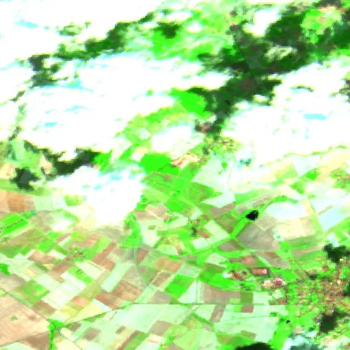Wildfire near Chouppes (Jul 22) — Sentinel-2 SWIR (fuego)