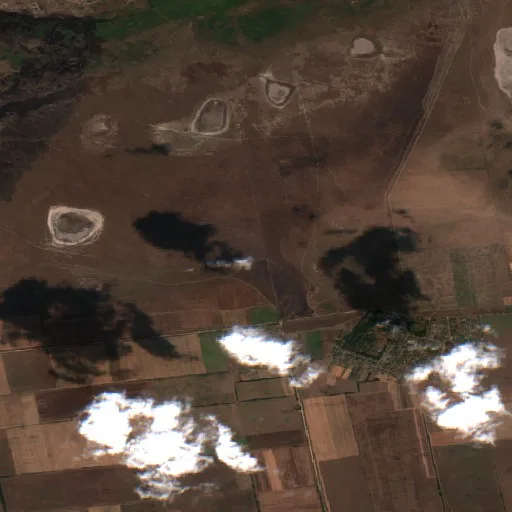 Wildfire near Chulakivka rural hromada — Sentinel-2 true color