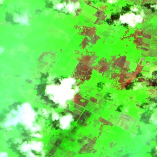 Wildfire near Ciego de Ávila — Sentinel-2 SWIR (fuego)