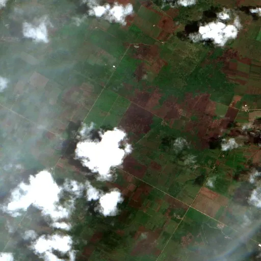 Wildfire near Ciego de Ávila — Sentinel-2 true color