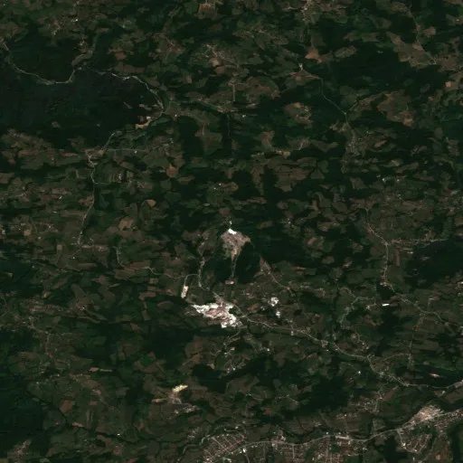 Wildfire near City of Teslic — Sentinel-2 true color
