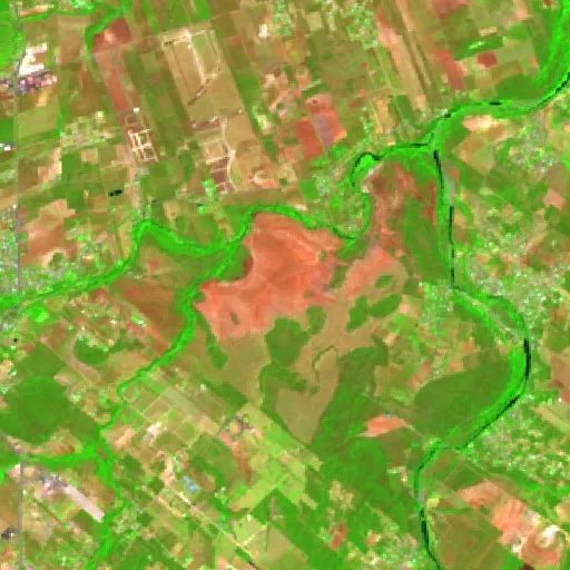 Wildfire near Ciudad de Allende — Sentinel-2 SWIR (fuego)