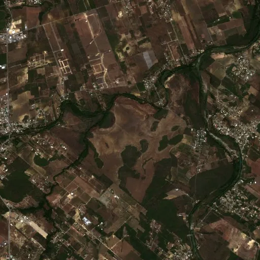 Wildfire near Ciudad de Allende — Sentinel-2 true color