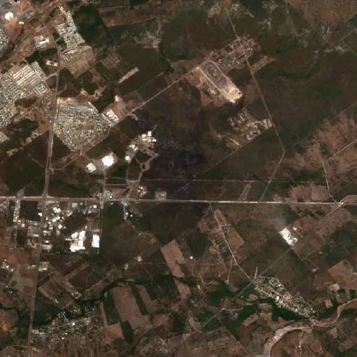 Incendio cerca de Ciudad Victoria — Sentinel-2 true color