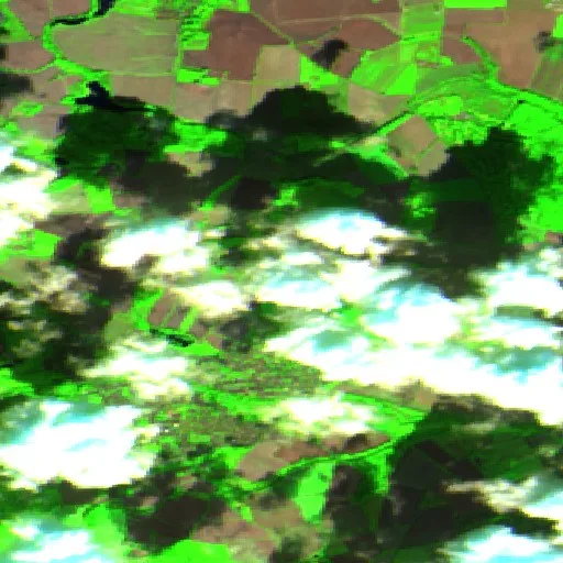 Incendio cerca de Clowne — Sentinel-2 SWIR (fuego)