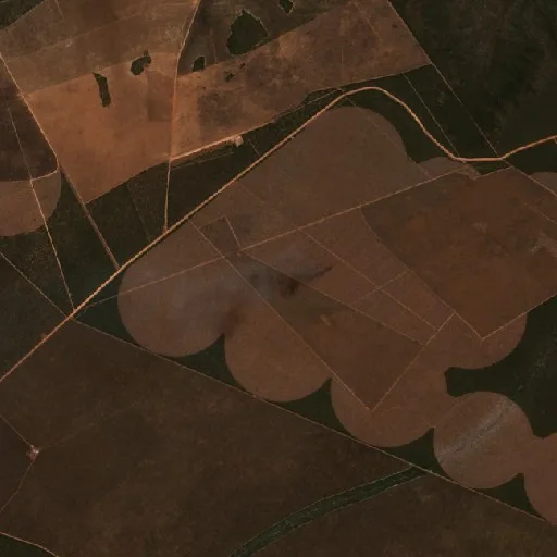 Incendio cerca de Cocos — Sentinel-2 true color