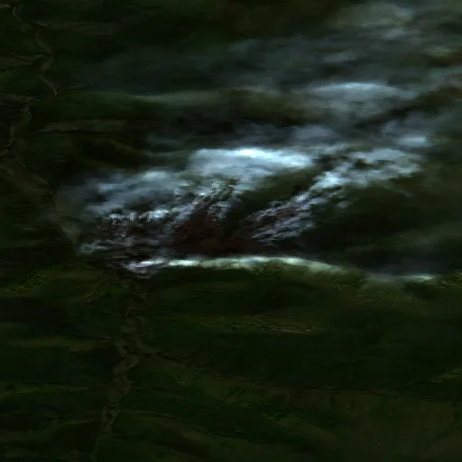 Incendio cerca de Coffee Creek — Sentinel-2 true color