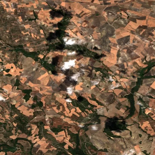 Wildfire near Colletorto — Sentinel-2 true color