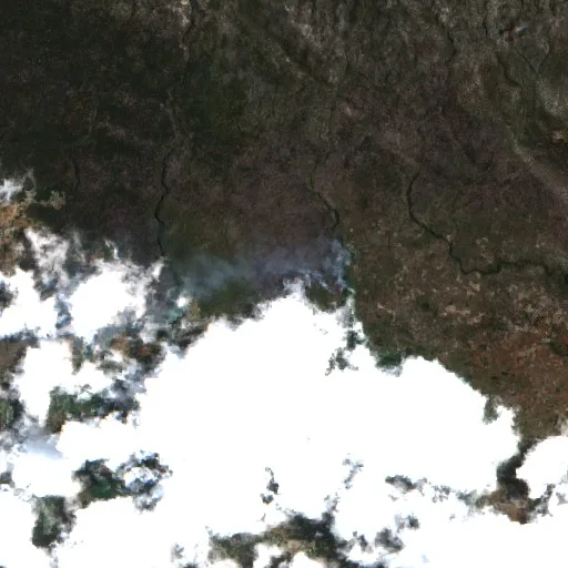 Incendio cerca de Commune Croix-des-Bouquets — Sentinel-2 true color