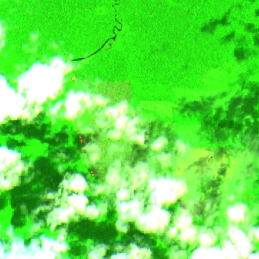 Incendio cerca de Comunidade Nossa Senhora Auxiliadora — Sentinel-2 SWIR (fuego)