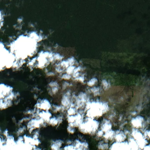 Incendio cerca de Comunidade Nossa Senhora Auxiliadora — Sentinel-2 true color