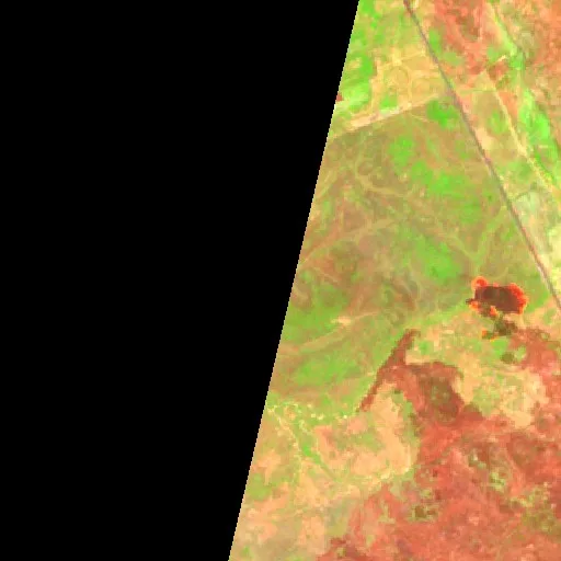 Incendio cerca de Conceição do Tocantins (10 oct) — Sentinel-2 SWIR (fuego)