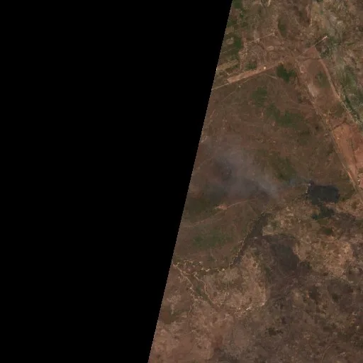 Incendio cerca de Conceição do Tocantins (10 oct) — Sentinel-2 true color
