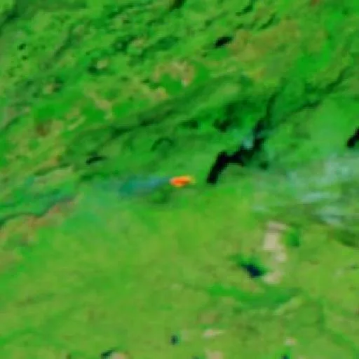 Wildfire near Concepción (Sep 27) — NASA satellite