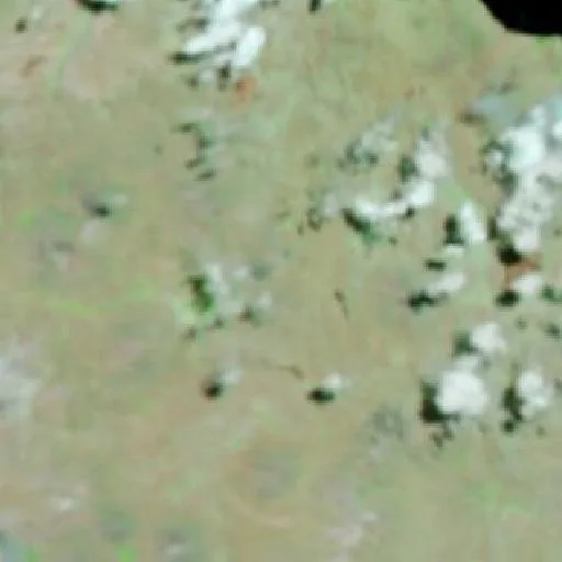 Wildfire near Conduriri — NASA satellite
