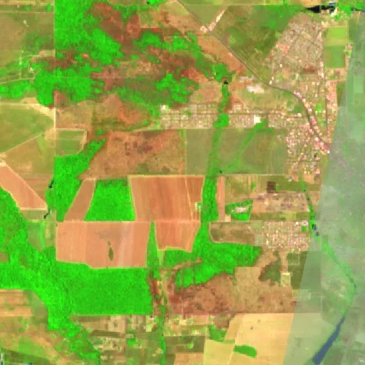 Incendio cerca de Confresa (19 ago) — Sentinel-2 SWIR (fuego)