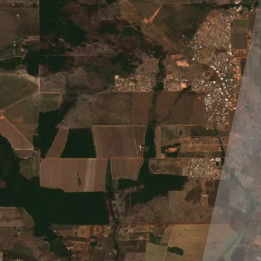 Incendio cerca de Confresa (19 ago) — Sentinel-2 true color