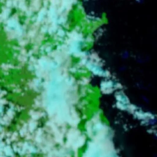 Cooktown Bushfire — NASA satellite