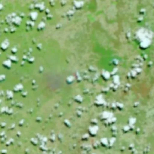 Incendio cerca de Coribe — NASA satellite