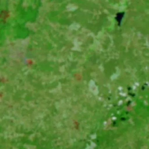 Wildfire near Corrente (Sep 22) — NASA satellite