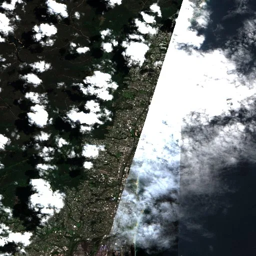 Corrimal Bushfire — Sentinel-2 true color