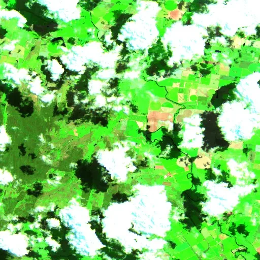 Incendio cerca de Cowra — Sentinel-2 SWIR (fuego)