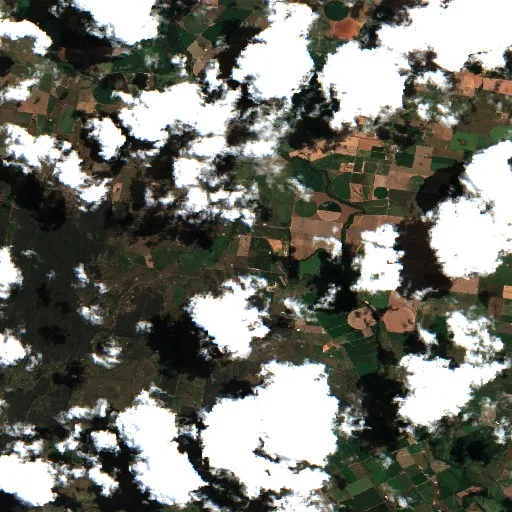 Incendio cerca de Cowra — Sentinel-2 true color