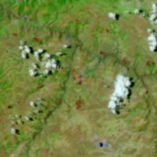 Wildfire near Coyllurqui (Oct 6 · S) — NASA satellite