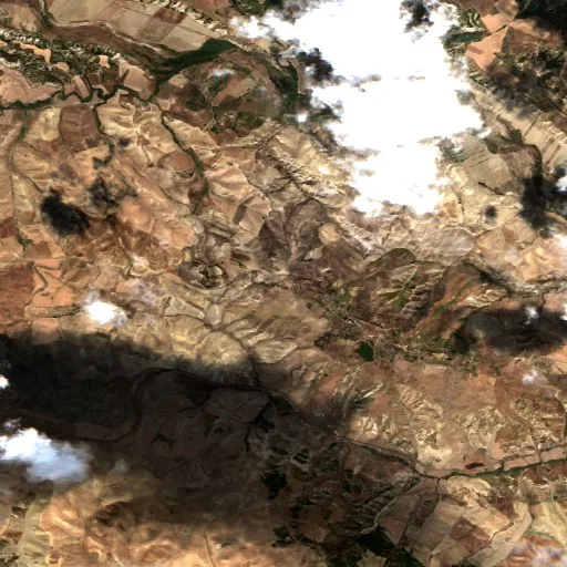 Incendio cerca de Craco-Sant'Angelo — Sentinel-2 true color