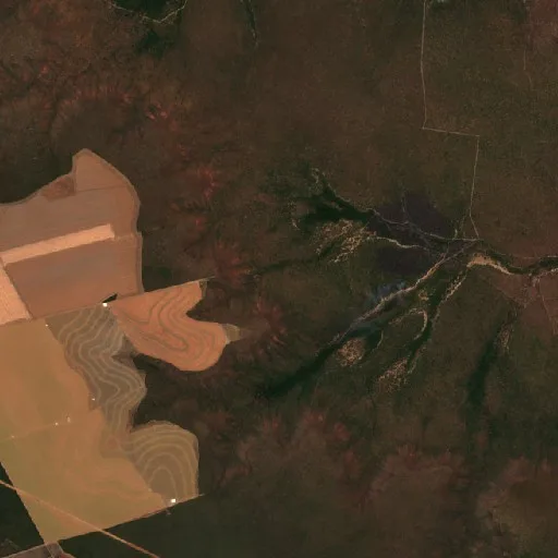 Incendio cerca de Cristalândia do Piauí (30 sep) — Sentinel-2 true color