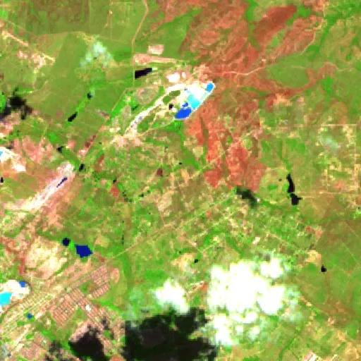 Wildfire near Cuiabá — Sentinel-2 SWIR (fuego)